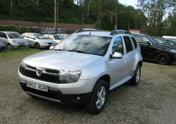 Dacia Duster cena 25900 przebieg: 142947, rok produkcji 2013 z Bytom Odrzański małe 631